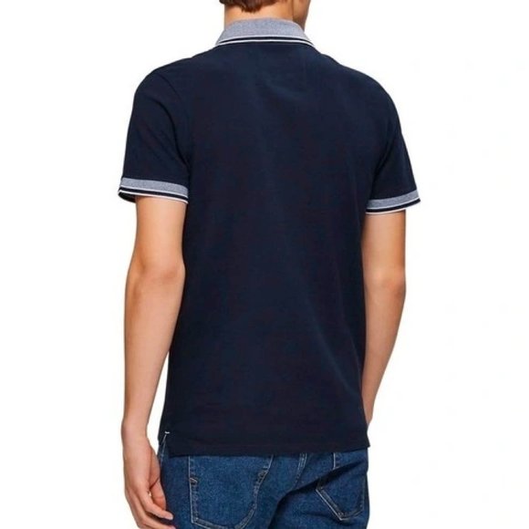NWT Selected Homme Men's Polo In Navy - Picture 6 of 6